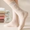 Super Thick Cashmere Socks for Women To Keep Warm in Autumn and Winter