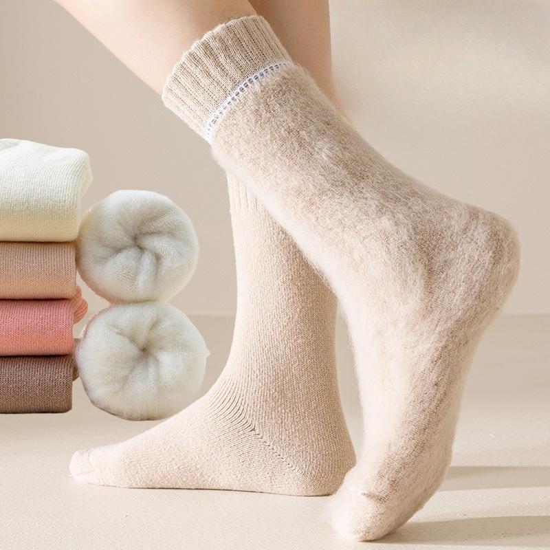 Calcetines de Cachemira Supergruesos para Mujer para Mantener Caliente en Otoño e Invierno