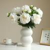 1PC European Style Simulation Peony Flower Ornament, Fake Flower, Living Room, Dining Table, Flower, Home Decoration Ornament