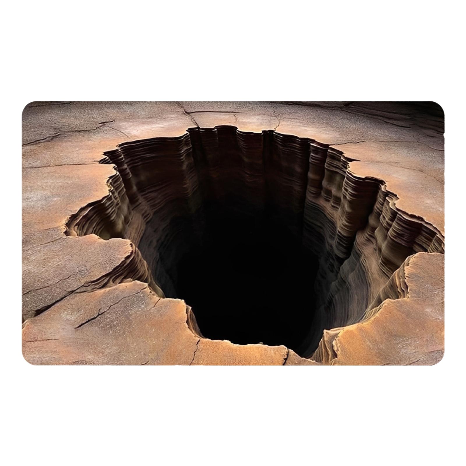 

3D Optical Illusion Rug Washable Non-Slip Door Mats for Door Entrance Living Room Or Area Decoration