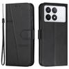 For Xiaomi Redmi K70E 5G/Poco X6 Pro 5G Wallet Case Leather Phone Cover Folding Stand