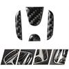 Hot Carbon Fiber Sticker For Civic Car Interior Crv Fit CR-V Accord Odyssey Car Steering Wheel Logo Protective Decoration