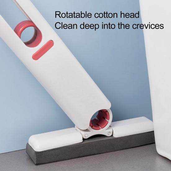 Přenosný mini mop s vynikající absorpcí Ovládání jednou rukou Design s hlubokými drážkami Mop zabraňující poškození