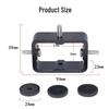 Multi-Angle Metal Base Tripod with Three Clip Heads for Mobile Phone Live Streaming
