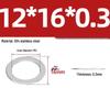304 Stainless Steel Ultra-Thin Flat Washers - Available in Thickness: 0.1mm, 0.2mm, 0.3mm, 0.5mm