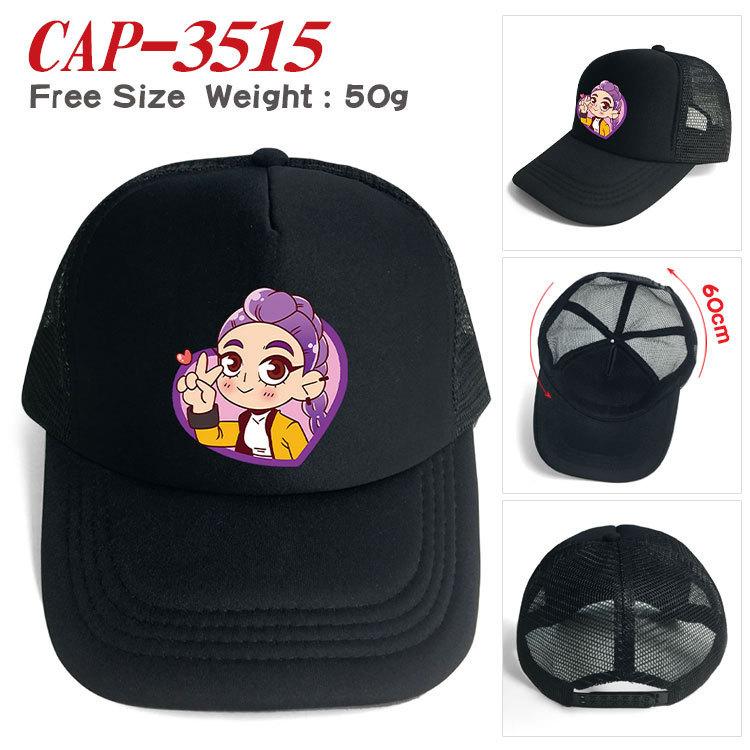 Kids Boys Girls Cartoon Anime Demon Hunters Derpy Printed Casual Hats Peaked Baseball Caps