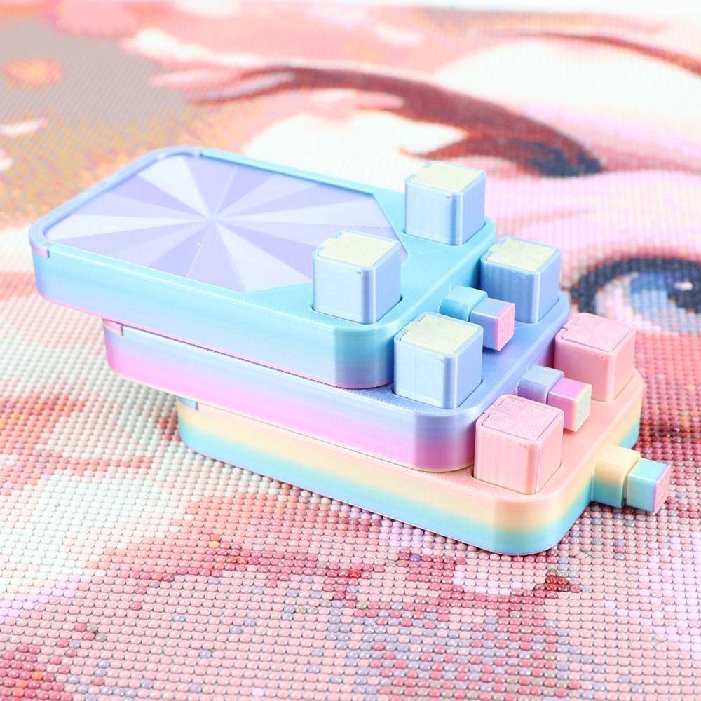 DIY Craft Diamond Painting Tray Embroidery Beading Plates Garbage Can Diamond Painting Tray Multi Functional with Lid