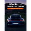 Solar Powered Car Demon Eye LED Neon Light USB Rechargeable Wireless Atmosphere Lamp Breathing Ambient Light for Vehicle Decor Neon Lights 4