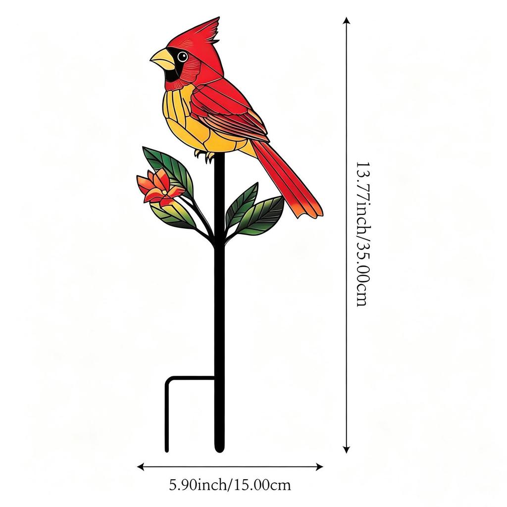 Creative Iron Art Bird Ornaments for Outdoor Garden Decor
