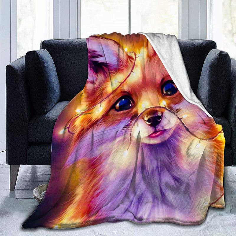 

Одеяло из фланели с анимированным единорогом 80-100