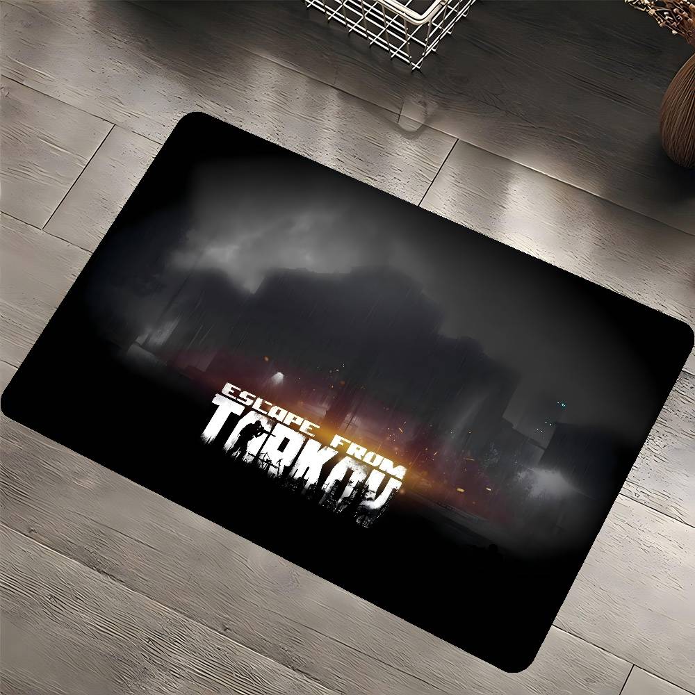 E-Escape F-from Tarkov Flur Teppich Waschbar Rutschfest Wohnzimmer Sofa Stühle Bereichsmatte Küche Fußmatte Bereichsteppich