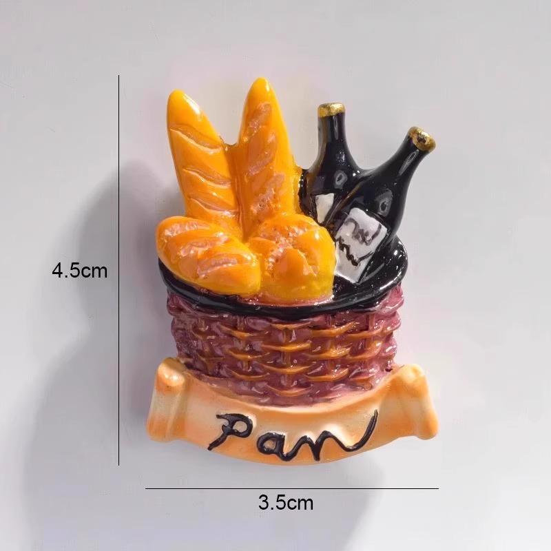 3D Stereoscopic Magnetic Food & Vegetable Fridge Magnets