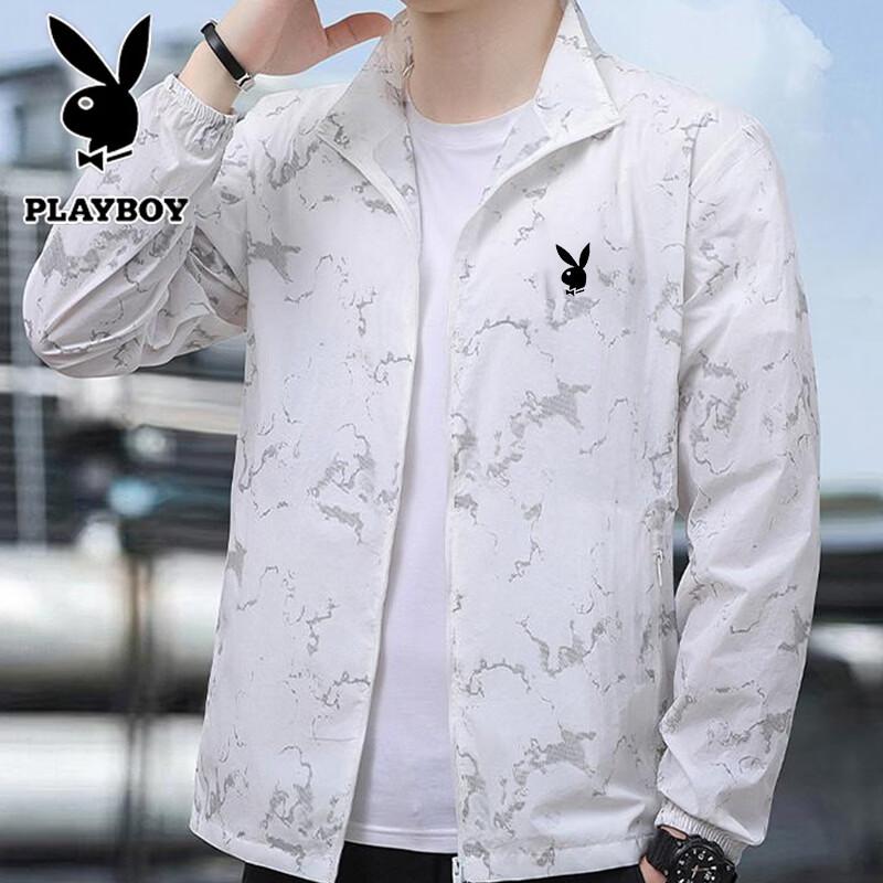 Playboy Men s Summer Ice Silk Sun Protection Jacket 3XL