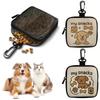 Canvas Pet Training Pouch PVC Snack Pouch Portable Dog Treat Pouch  Outdoor Walking