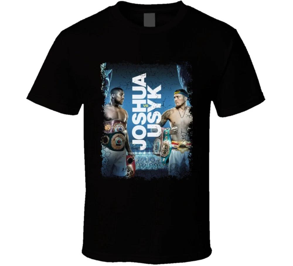 Anthony Joshua Vs Oleksandr Usyk Distressed Fight T Shirt