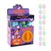Halloween Mini Capsule Toy Machine 6/12/16 Random Surprise Eggs Cute Cartoon Gashapon Machine Mini Round Capsule Gift for Kindergarten Xmas Easter