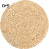 SW Corn Water Grass Handmade Weave Round Coaster Pad Mat Heat Insulation Placemat