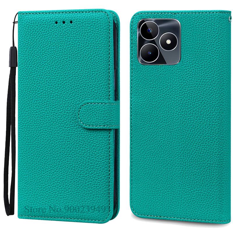 Pouzdro peněženka/flipový kryt z umělé kůže pro Realme C53, pouzdro z umělé kůže pro OPPO Realme C53 C 53, pouzdro na telefon Realme C53, pouzdro a kryt