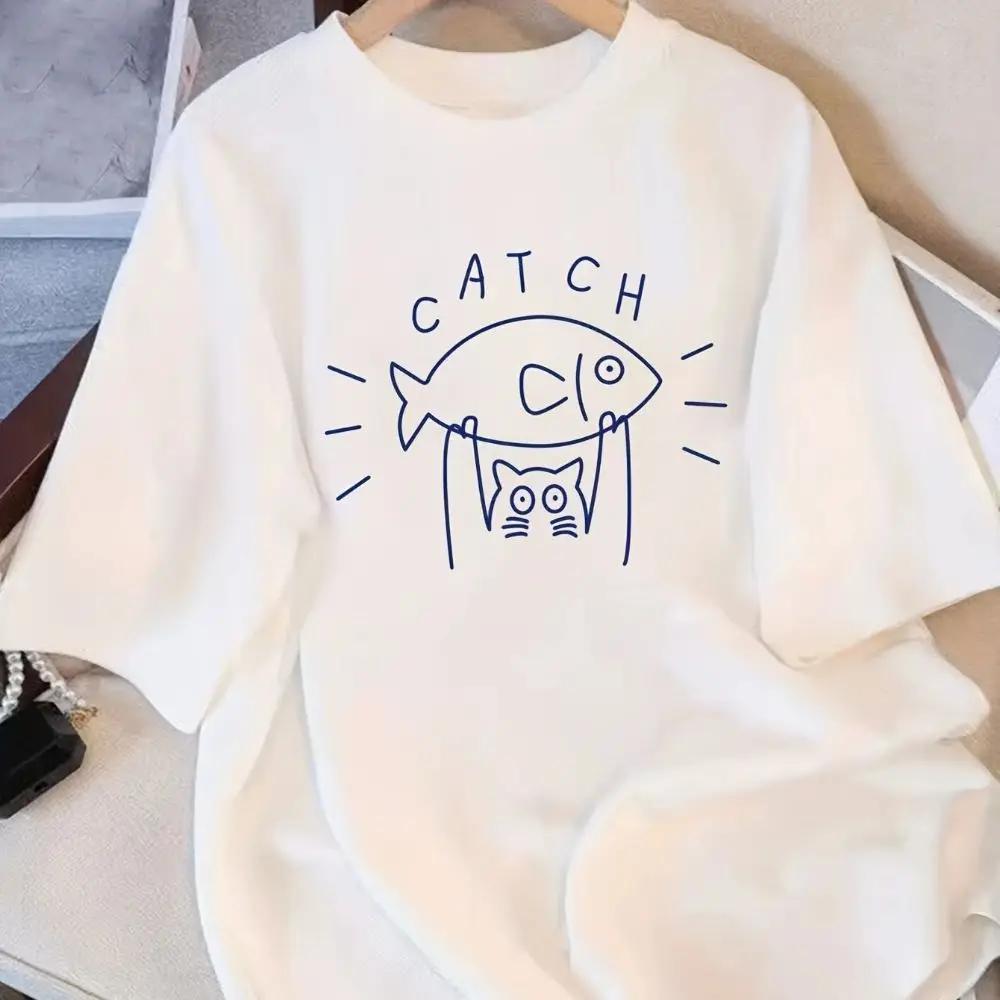 

T-shirt Women s Couple Wear Round Neck Short Sleeve Summer New Loose Office Shirt Weekend Daily Trend Graphic T Shirts Y2K S