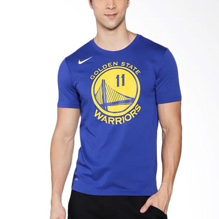Nike Golden State Warriors DRI-FIT NBA Short Sleeve Blue 'Thomoson' Men's 870775-498
