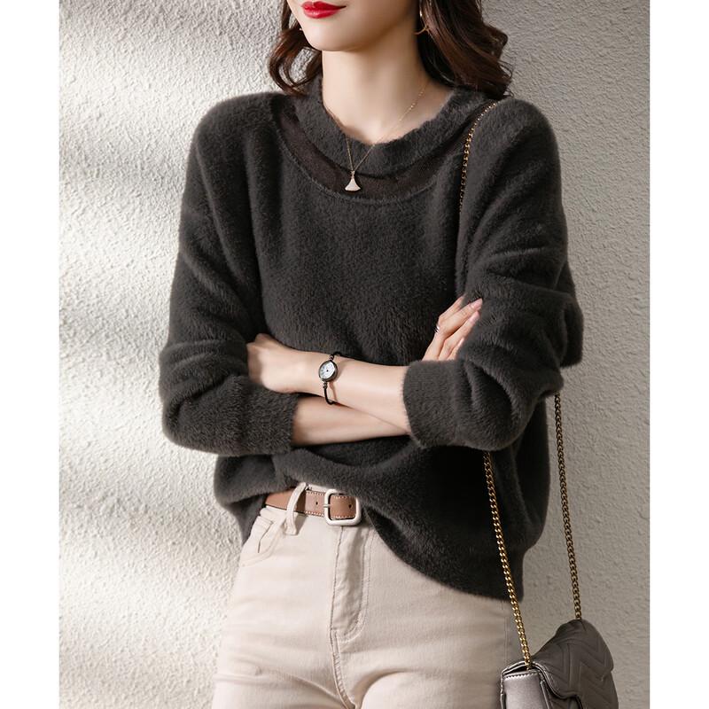 

Firstview Women s Urban Casual Long Sleeve Sweater One Size