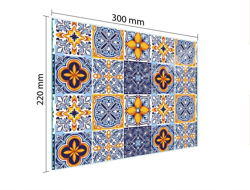 SZKLANA DESKA DO KROEJNIA 30x22 MOZAIKA