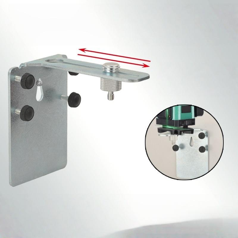 1Pcs Wall Mount Level Bracket Metal Positioning Rack Easy Installation Adjustable Level Wall Bracket Stand Level Support