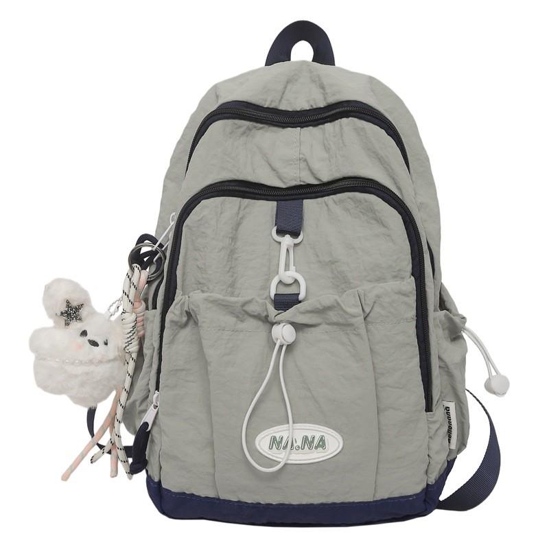 Canvas School Backpack For Middle School Students With Large Capacity And Comfortable Archshaped Straps For Boys And Girls