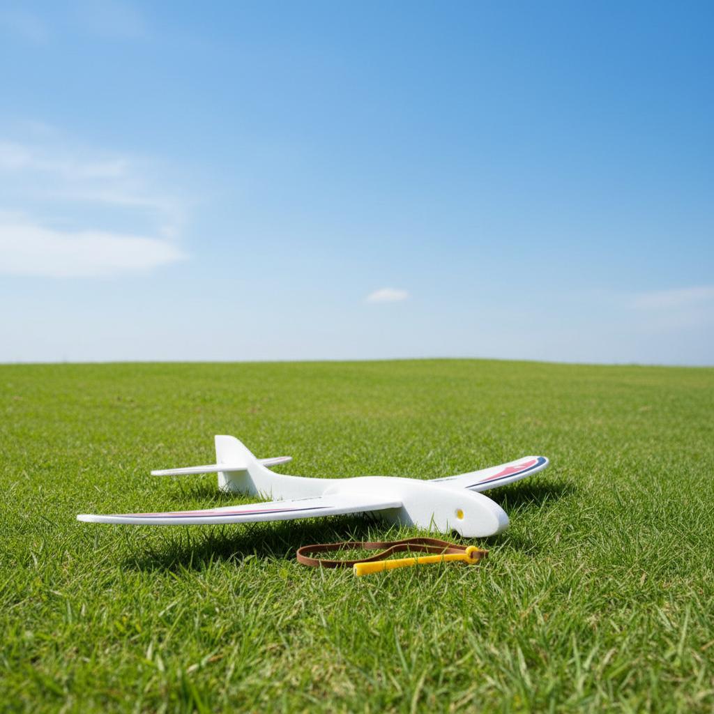 High Quality Pp Foam Foam Airplane Launcher Toy Ligthweight 29*27.8Cm Bubble Plane Glider Hand Throw Catapult Plane Toy Outdoor