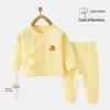 Set di Vestiti Autunnali per Bambini: Pantaloni in Puro Cotone e Abito da Monaco con Allacciatura Senza Osso