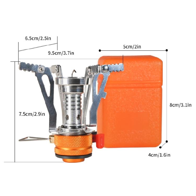 Outdoor Gas Cooker Stove Head with Folding Cookware Rest for Boiling Water, Making Coffee, and Heating Camp Meals Outdoors