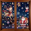 Christmas Decoration Window Stickers Traceless Home Window Decorations Static Cling New Year Xmas Festival Party Decor Pvc