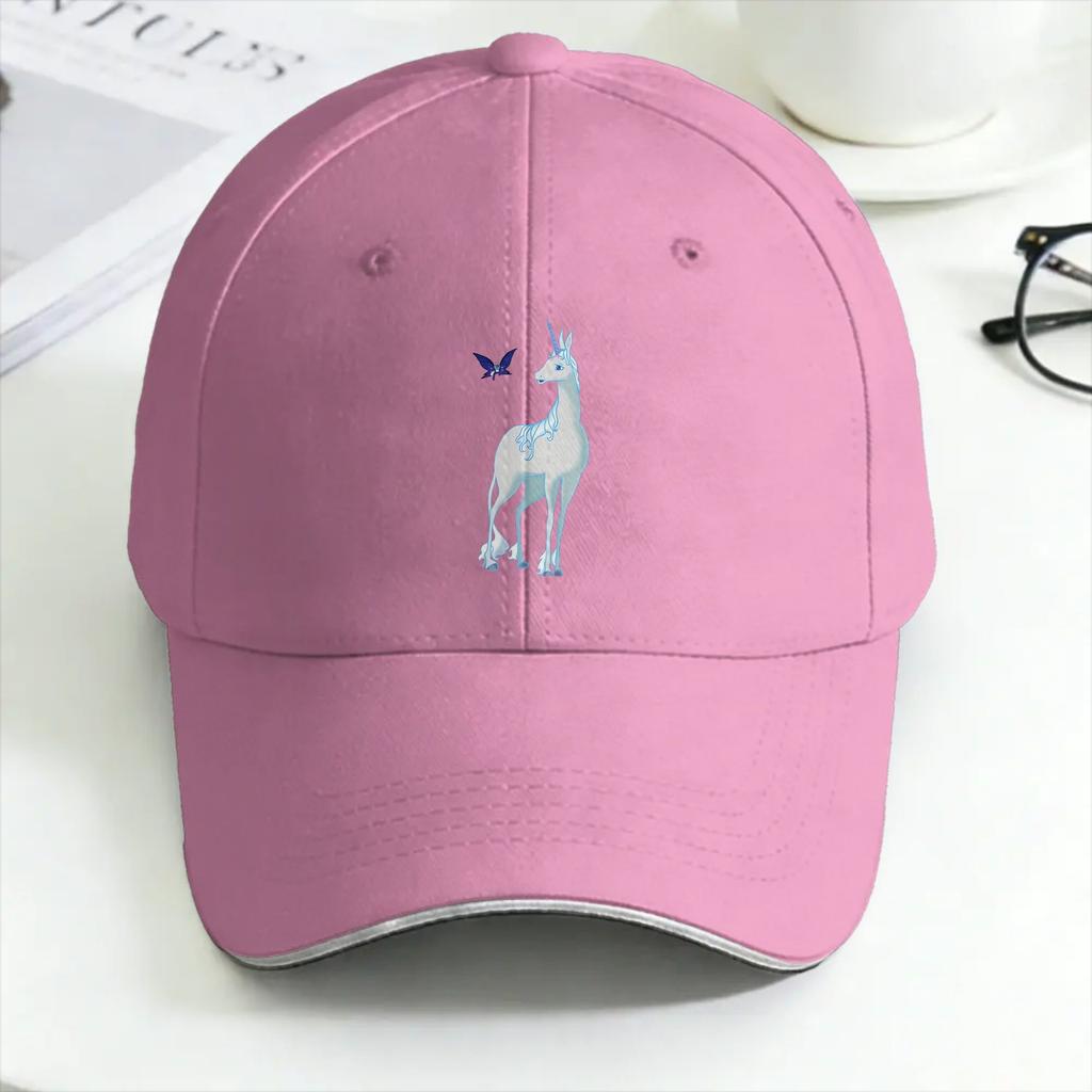 The Last Unicorn Sun Baseball Cap Save Unicorn Summer Yk Retro Trucker Hat For Unisex Adult Hiking Fishing Baseball Caps