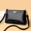 Women's Bag New Crossbody Bag Single Shoulder Bag Women's Lacquer Leather Women's Mom Small Square Bag