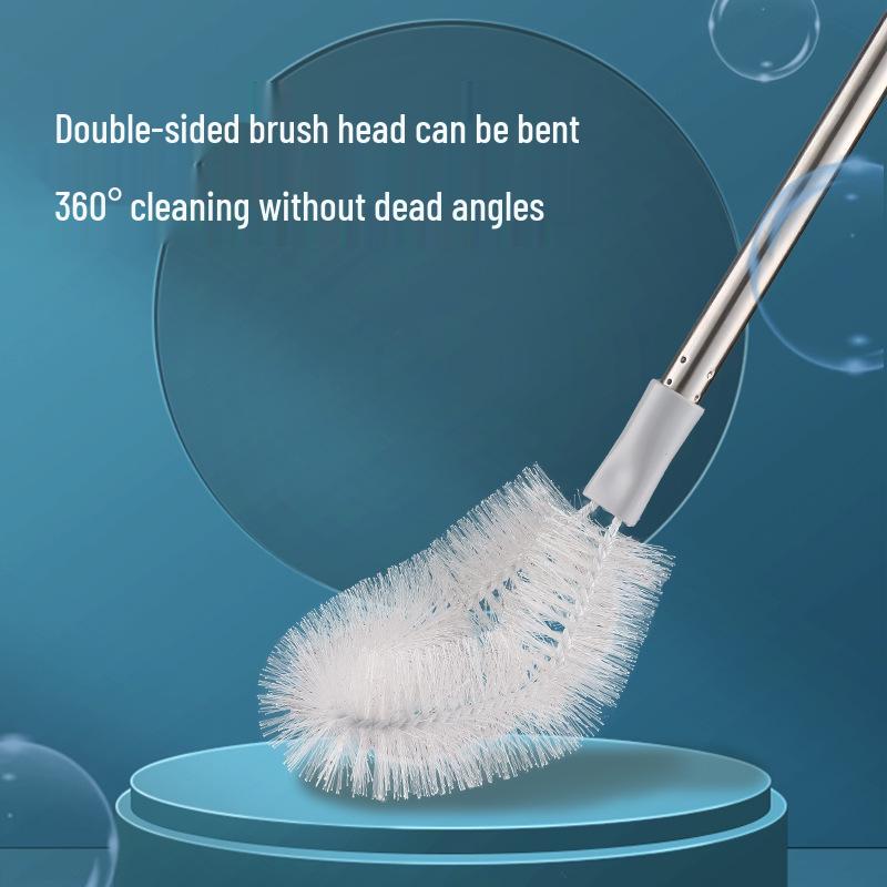 Stainless Steel Pole Cleaning Brush for Mineral Water Buckets