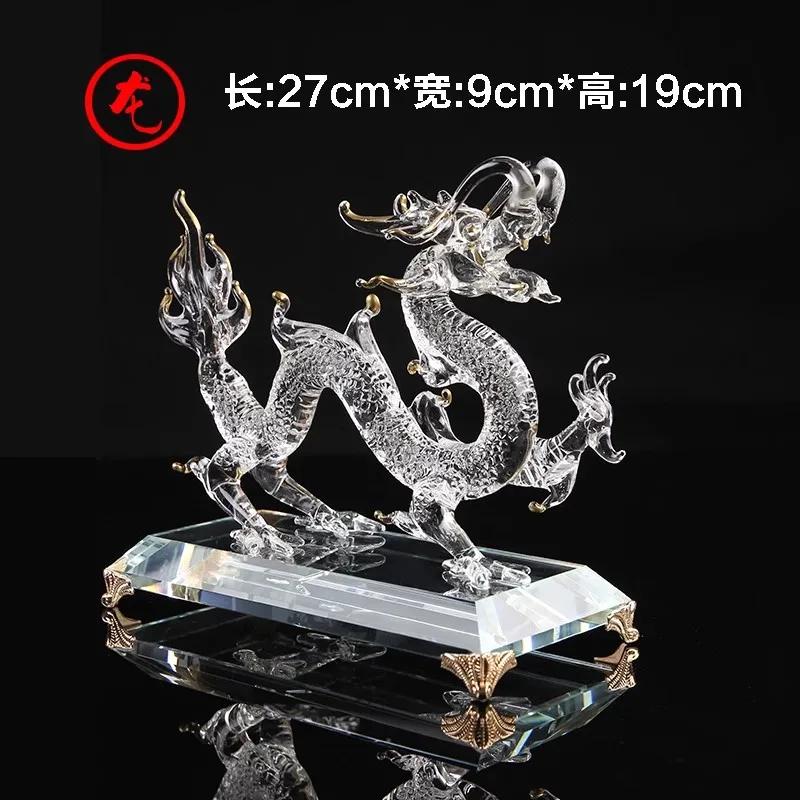 Home decor accessories Twelve zodiac animal ornaments Crystal crafts Wealth acquisition ornaments 1pcs desk decoration