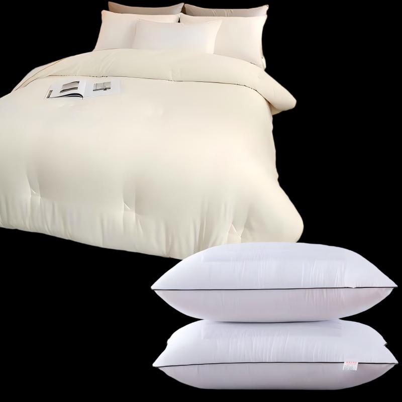 Fangwang Breathable Soybean Quilt with Buckwheat Pillow Set