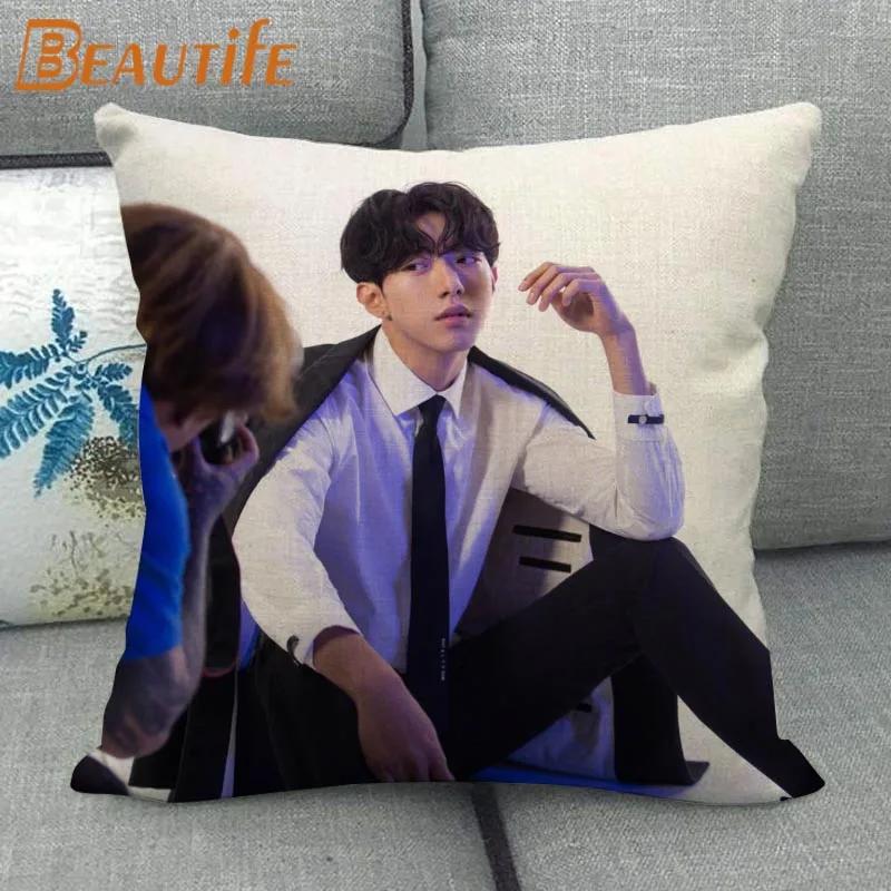 

45X45 см CNBLUE KPOP Наволочка с квадратной молнией, хлопково-льняная ткань, наволочки для спальни, дома, декоративные подарки для мальчиков и девочек 45x45cm 18x18in