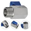304 Stainless Steel Mini Small Ball Valve Inner and Outer Wire Mini Ball Valve