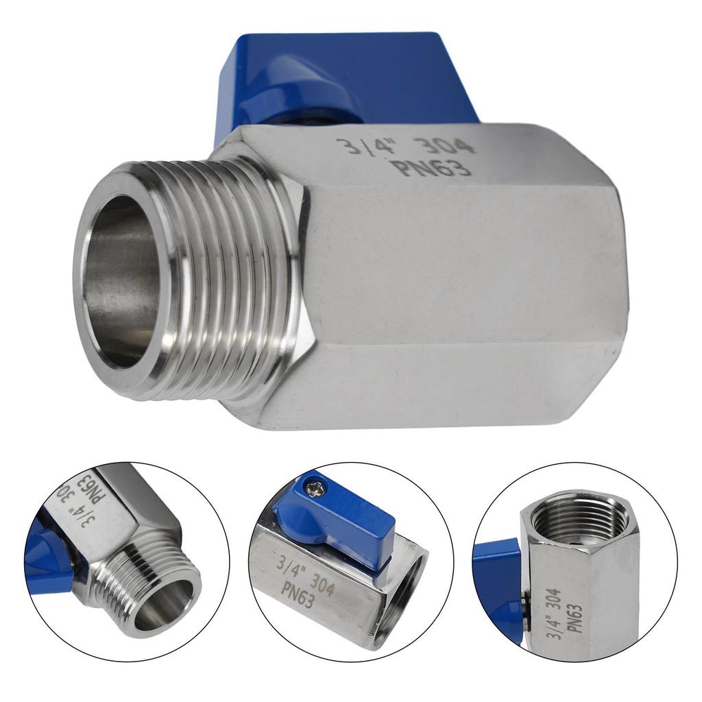 304 Stainless Steel Mini Small Ball Valve Inner and Outer Wire Mini Ball Valve