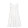 Women's Summer Cotton Lace Nightgown - Court Style Sexy Princess Pajamas with Embroidery and Chest Pad, Wearable Out or As Homewear.