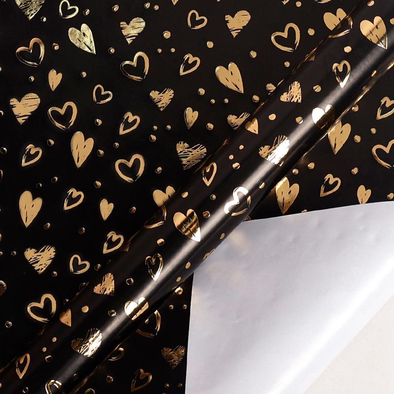 Valentine's Day Heart Series Gift Wrap, 43cm X 3m Roll, Large Size, Handmade Paper