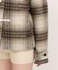 MUSINSA STANDARD WOMAN Women'S Alpaca Blend Check Short Duffle Coat [Mustard]