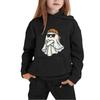Kids Halloween Hoodie Set Long Sleeve Pullover Sweatshirt with Graphic Print and Matching Pants Comfortable Fit for Boys and Girls
