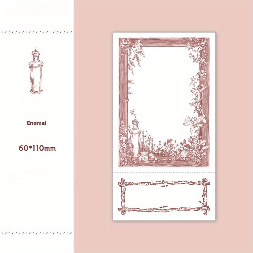 40 Pages Series Retro Story Notes European Retro Theme Notebook DIY Decorative Base Card Paper