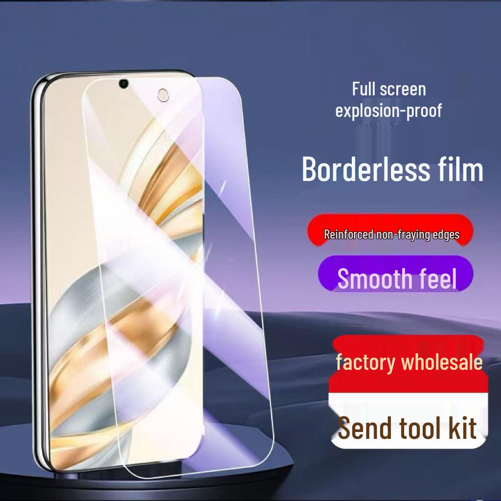 Honor X60 Anti-Blue Light Tempered Glass Screen Protector - Full Coverage for X60i, X60gt, X70i (No White Edges)