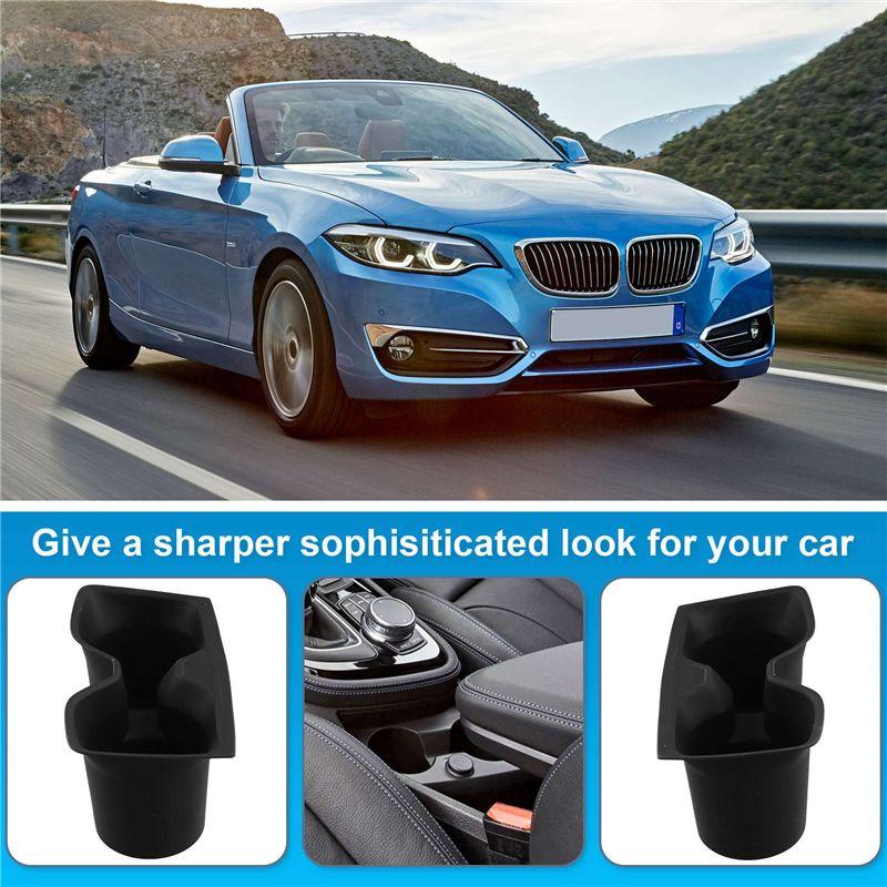 Portable Car Center Console Cup Holder Insert Water Cup Holder 51166978912 For BMW 1 2 Series F20 F21 F22 F23
