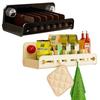 Adjustable Divider Wall Mounted Spice Organizer Hanging Bathroom Stand  Condiment