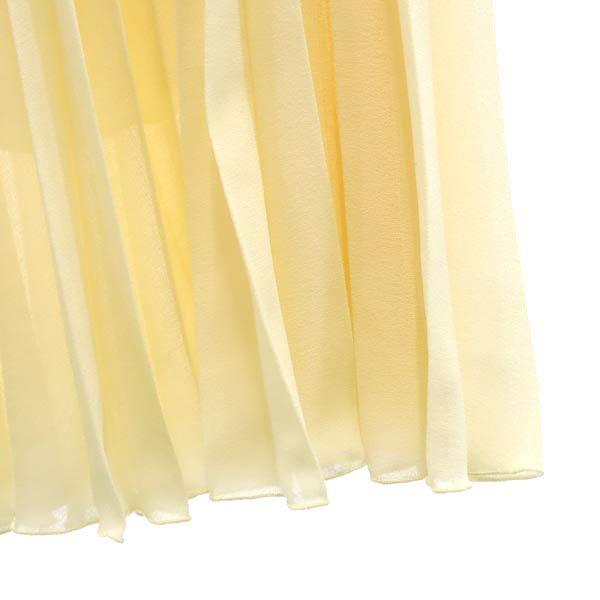 SEE BY CHLOE Short sleeve Waist ribbon chiffon one piece 34 Beige Women Used