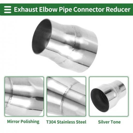 Mandrel Exhaust Pipe Adapter Concentric Reducer 275" OD to 35" OD 4" Length y